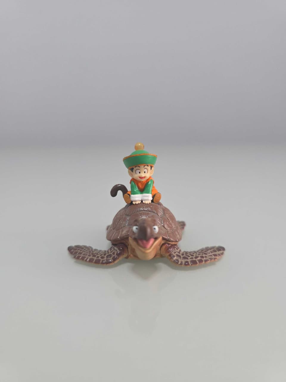 Gohan Niño sobre la Tortuga del Maestro Roshi