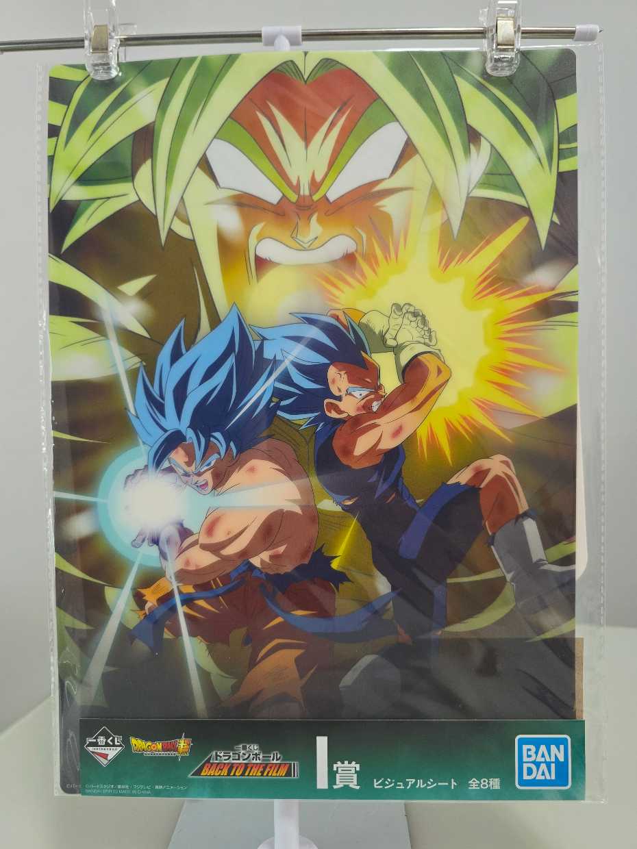 Goku y Vegeta Blue vs Broly (Póster)